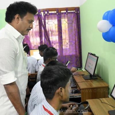 காரமடை அரசு மேல்நிலைப் பள்ளியில் CSR நிதியால் புதுப்பிக்கப்பட்ட கணினி ஆய்வகம், சத்துணவுக்கூடம் திறப்பு