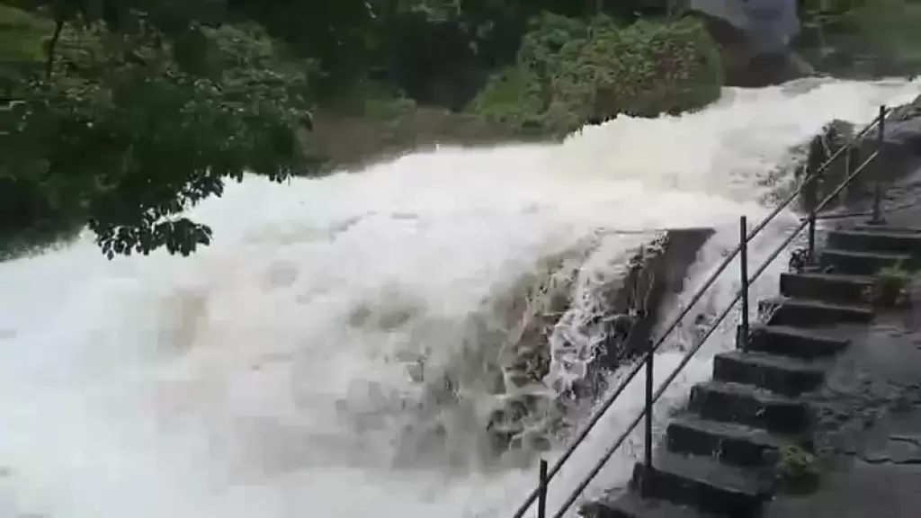 நீர்வரத்து அதிகரிப்பால் ஆக்ரோஷமாக காணப்படும் கோவை குற்றாலம்  சனிக்கிழமை வரை மேற்கு தொடர்ச்சி பகுதிகளில் கனமழை தொடரும்!