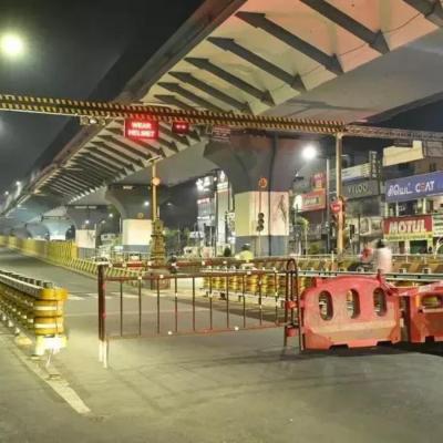 கோவை மேம்பாலங்களில் இரவு தடைகள் நீக்கம்