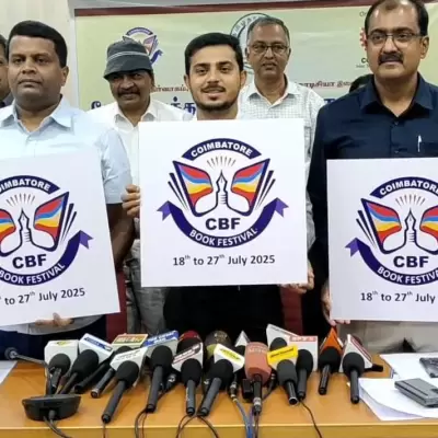 கோயம்புத்தூர் புத்தகத் திருவிழா 2025ன் லோகோ வெளியிடப்பட்டது