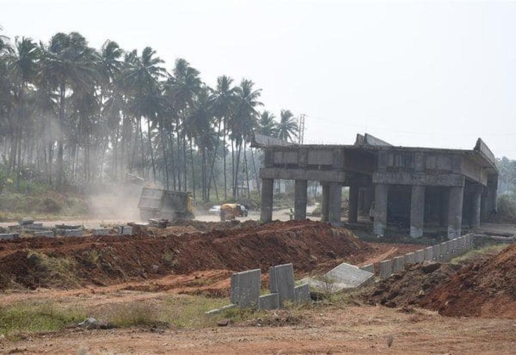 துடியலூர்–இடிகரை மேம்பாலப் பணிகள் தீவிரம்